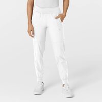Pantaloni uniforma medicala, W123, 5555-WHITE