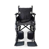 Scaun cu rotile pliabil, cotiere rabatabile si suport pentru picioare reglabil, 125kg H010C