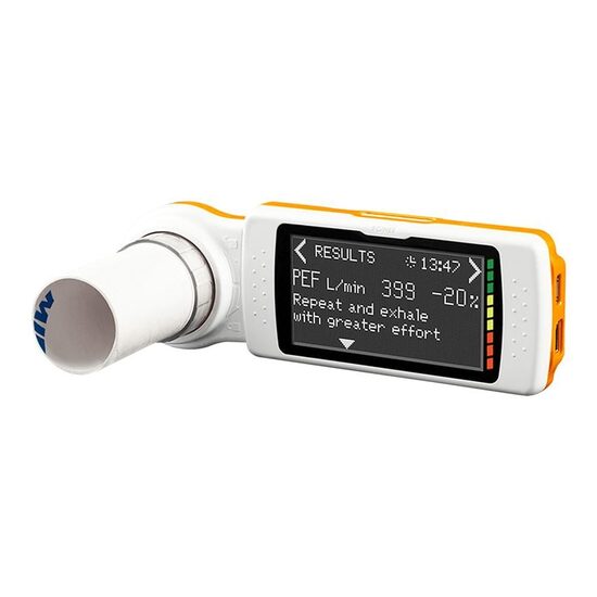 Spirometru profesional portabil Spirodoc cu ecran tactil, fara turbina reutilizabila, subscriptie 1 an  910600