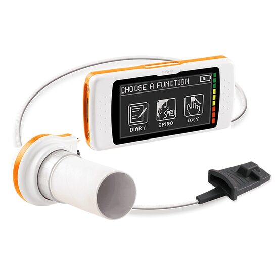 Spirometru Spirodoc cu oximetrie, fara turbina reutilizabila (subscriptie 1an) 910610
