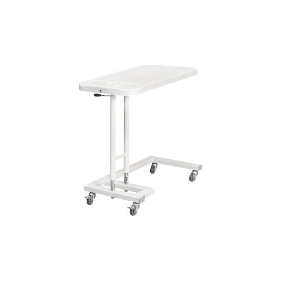 Masa de instrumentar reglabila pe inaltime cu blat ABS si roti blocabile TM-E 5016