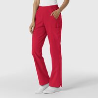 Pantaloni uniforma medicala dama, W123, 5145-REDT