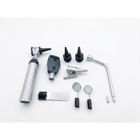 Set de diagnostic Brass Otoscop-Oftalmoscop, 1.5V, LED