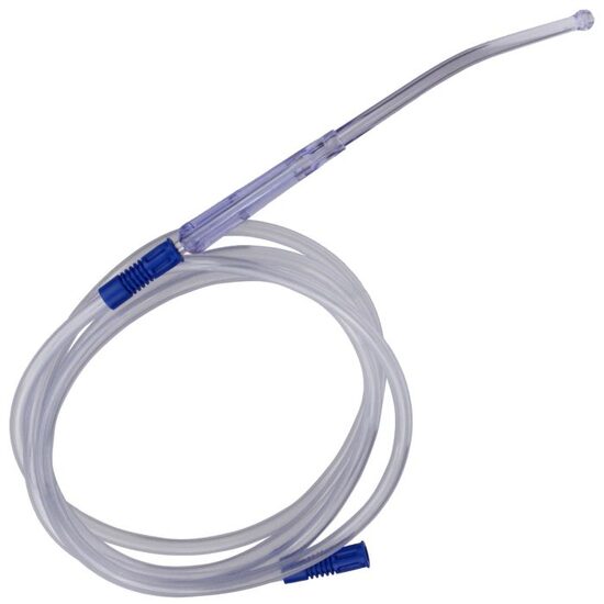 Set aspiratie Yankauer 2,5 m, steril, transparent