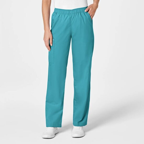 Pantaloni uniforma medicala, Wink Work, 501-TEAL