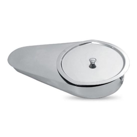 Plosca medicala urinara, inox inoxidabil 18/10 pentru adulti, cu maner fara sudura, nesterila