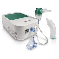 Aparat de aerosoli cu compresor si aspirator nazal Omron DuoBaby2 in1 (NE-C301-E/D), pentru bebelusi si copii pana in 2 ani