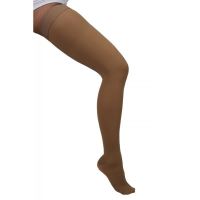 Ciorapi medicinali de coapsa, varf deschis 