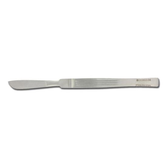 Bisturiu monobloc, lama curba 13cm