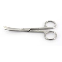 Foarfeca curba, bont-ascutit, 18 cm