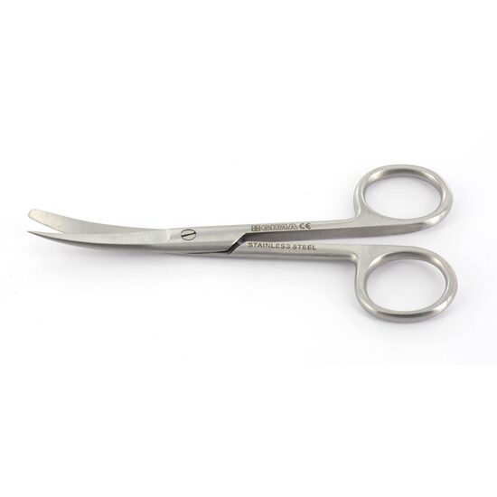 Foarfeca curba, bont-ascutit, 18 cm