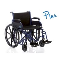 Scaun cu rotile pentru persoane supraponderale (bariatric), pliabil, din otel, suport spate cu buzunar, cotiere detasabile, suport picioare reglabil, 200kg, CP300-60