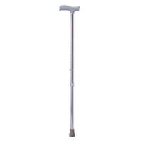 Baston ortopedic, de sprijin, aluminiu, reglabil, stabilitate buna la mers, argintiu, maner ergonomic, pufar cauciuc de calitate, KY920L