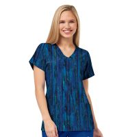 Bluza uniforma medicala, Prints, 6257-MIS