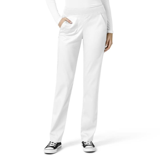 Pantaloni uniforma medicala, PRO, dama, alb