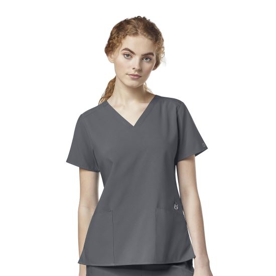 Bluza uniforma medicala, W123, dama, gri
