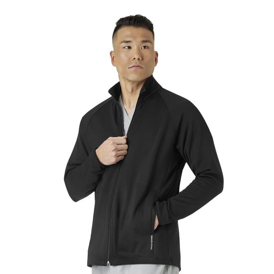 Jacheta uniforma medicala, Layers, barbat, negru