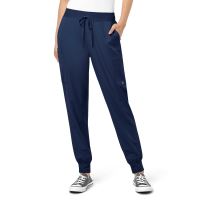 Pantaloni uniforma medicala, WonderWink Ultra, dama, bleumarin