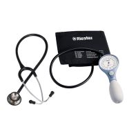 Tensiometru Mecanic ri-san RIESTER cu Stetoscop Duplex Albastru