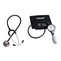 Tensiometru gri Ri-san, stetoscop Duplex, Riester 511-02