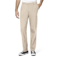 Pantaloni uniforma medicala, W123, barbat, KHAK- bej (lung)