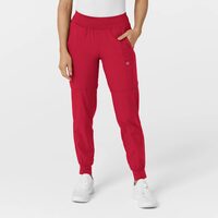 Pantaloni uniforma medicala, W123, 5555-REDT