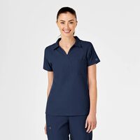 Bluza medicala Polo, W123, dama, NAVY- bleumarin 