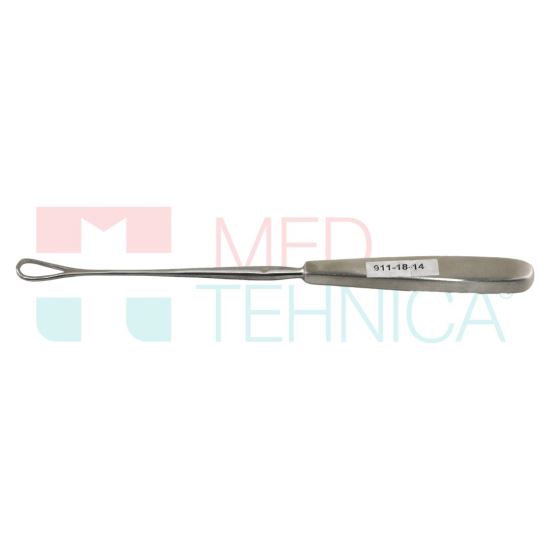 Chiureta uterina Sims 26cm/14mm, ascutita-rigida